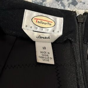 Talbots Petite Size 10 Black Skirt
